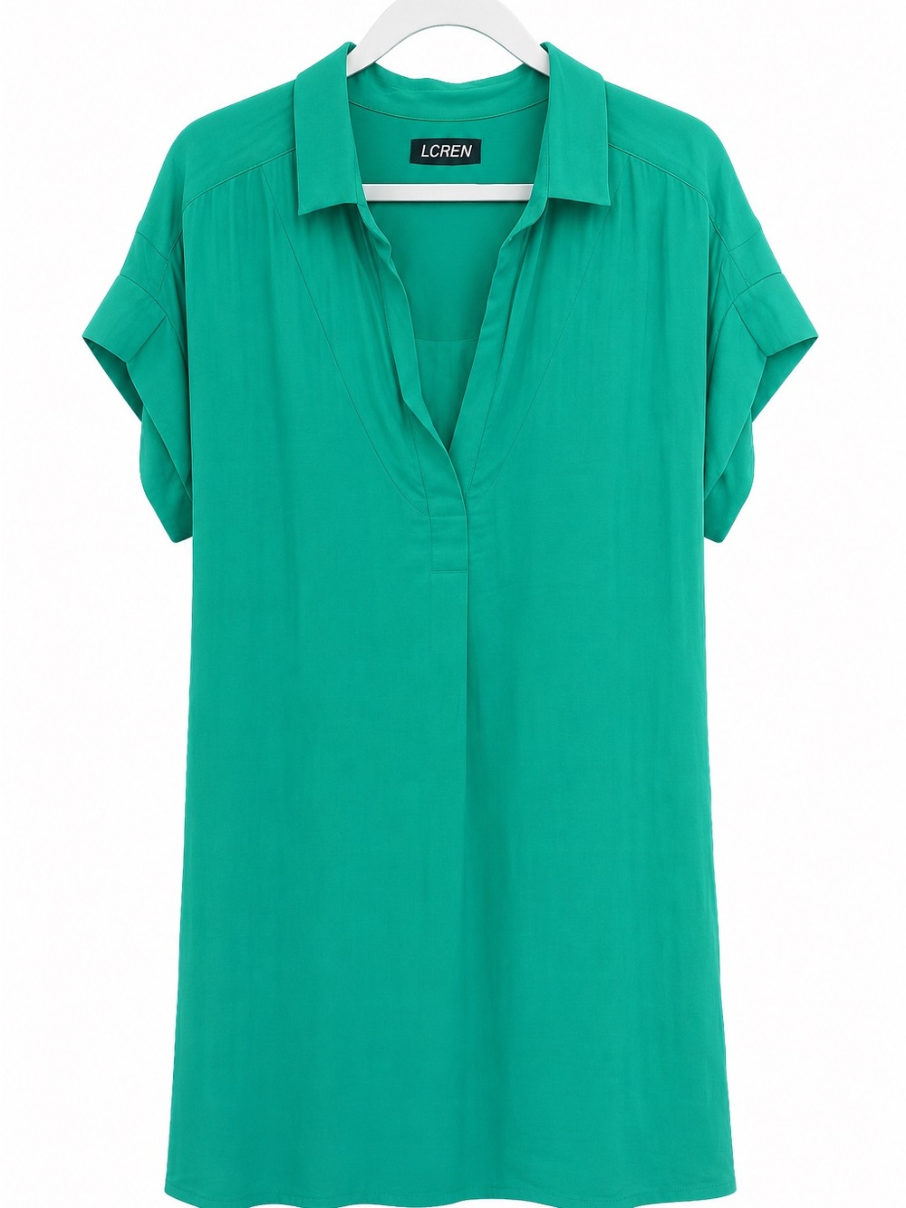 J.Crew V-Neck Shirtdress in Soft Gauze